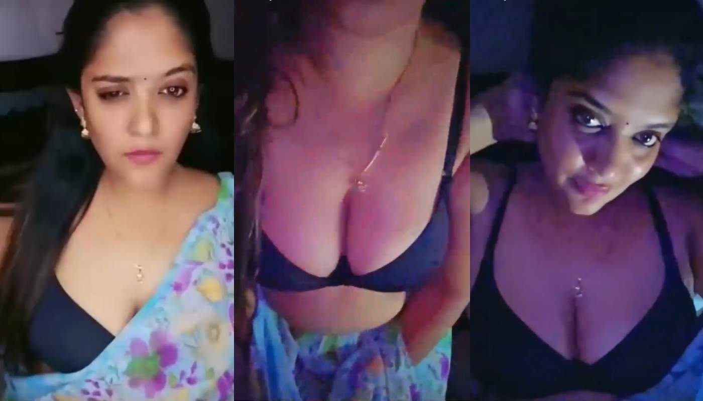 Anu Horny Telugu Dancer Showing Glimpse of Boobs with Puffy Nipples on PREMIUM 121 Tango Live with Face